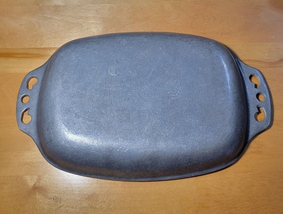 Vintage Pewter Serving Dish Oval One Piece Carson Pewter Freeport PA - Picture 4 of 5